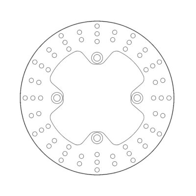 Moto-Master Halo series brake rotor