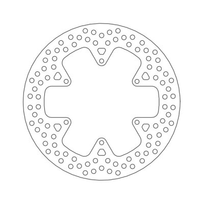 Moto-Master Halo series brake rotor
