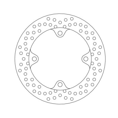 Moto-Master Halo series brake rotor