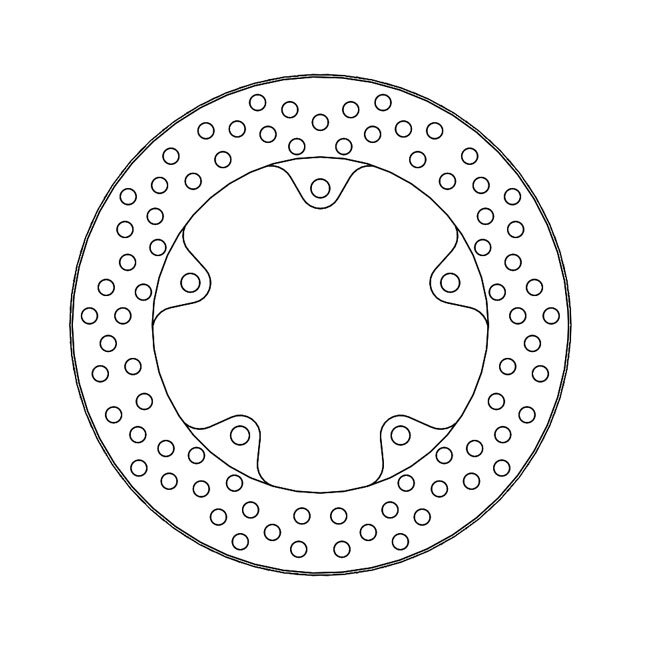 Moto-Master Halo series brake rotor