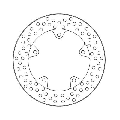 Moto-Master Halo series brake rotor