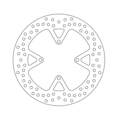 Moto-Master Halo series brake rotor