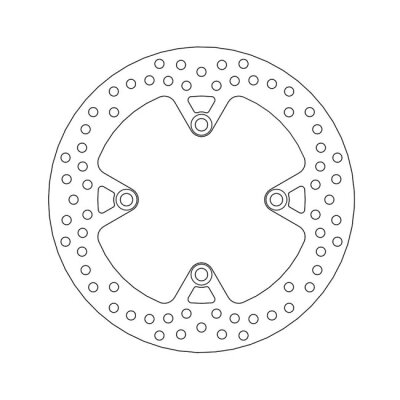 Moto-Master Halo series brake rotor