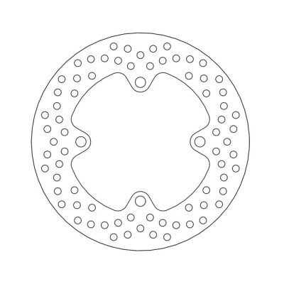 Moto-Master Halo series brake rotor