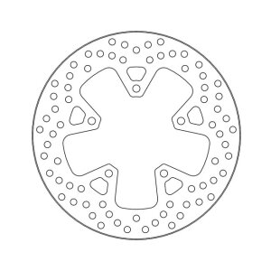 Moto-Master Halo series brake rotor