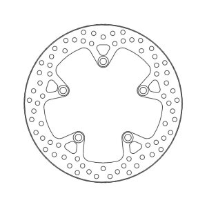 Moto-Master Halo series brake rotor