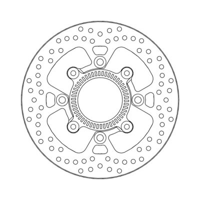 Moto-Master Halo series brake rotor