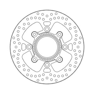 Moto-Master Halo series brake rotor