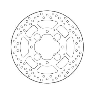 Moto-Master Halo series brake rotor