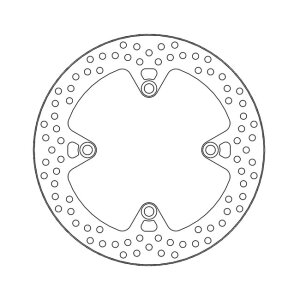 Moto-Master Halo series brake rotor