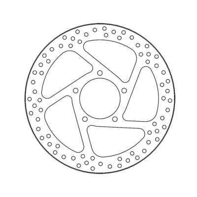 Moto-Master Halo series brake rotor