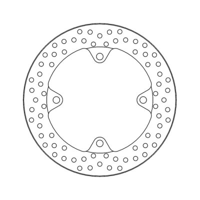 Moto-Master Halo series brake rotor