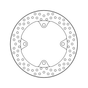 Moto-Master Halo series brake rotor