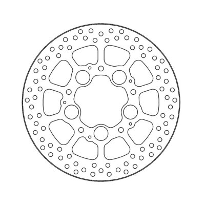 Moto-Master Halo series brake rotor