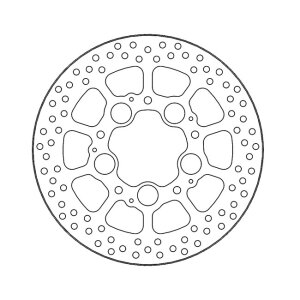Moto-Master Halo series brake rotor