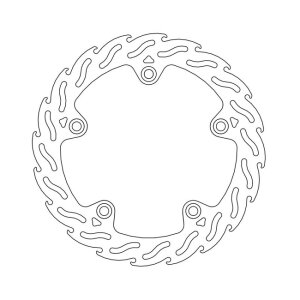 Moto-Master Flame series fixed brake rotor