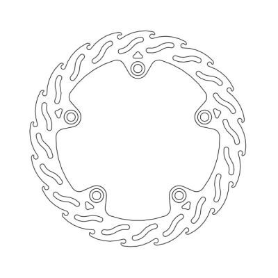Moto-Master Flame series fixed brake rotor