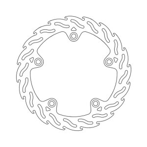Moto-Master Flame series fixed brake rotor