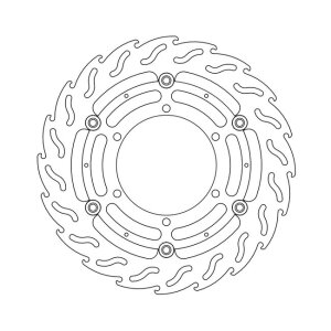 Moto-Master Flame series floating brake rotor