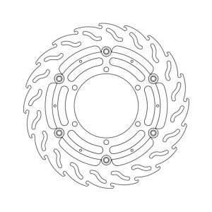 *6 DAYS EXTRA TRANSIT TIME* Moto-Master Flame series floating brake rotor