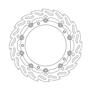Moto-Master Flame series floating brake rotor