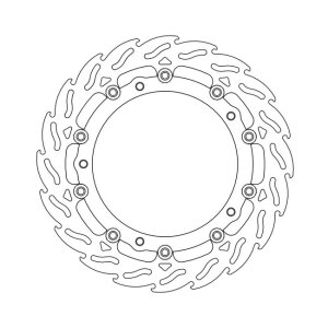 Moto-Master Flame series floating brake rotor