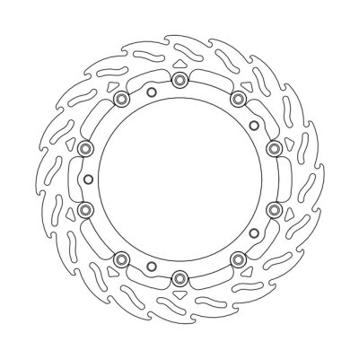 Moto-Master Flame series floating brake rotor