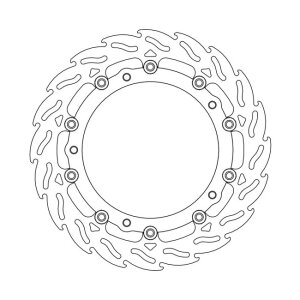Moto-Master Flame series floating brake rotor
