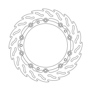 Moto-Master Flame series floating brake rotor