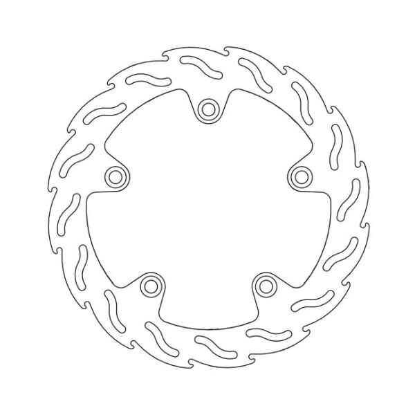 Moto-Master Flame series brake rotor