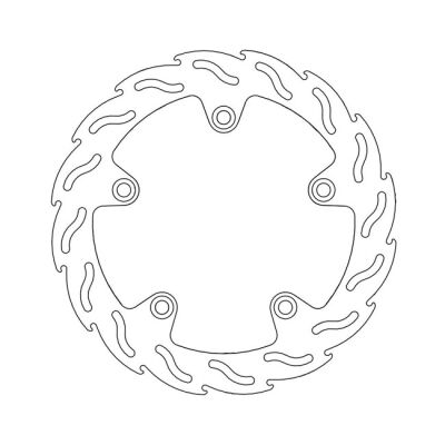 Moto-Master Flame series brake rotor