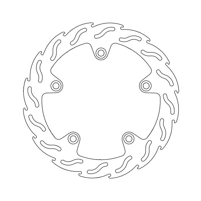 Moto-Master Flame series brake rotor