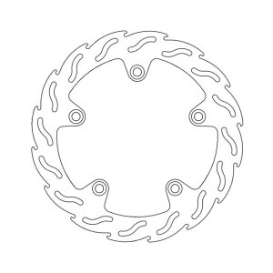 Moto-Master Flame series brake rotor