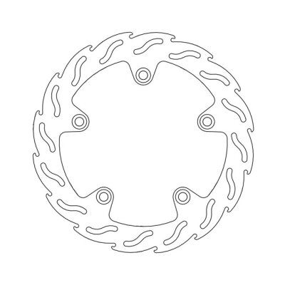 Moto-Master Flame series brake rotor