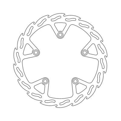 Moto-Master Flame series brake rotor