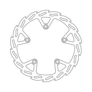 Moto-Master Flame series brake rotor