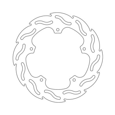 Moto-Master Flame series brake rotor