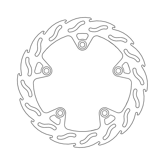 Moto-Master Flame series brake rotor