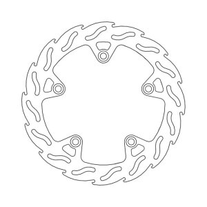 Moto-Master Flame series brake rotor