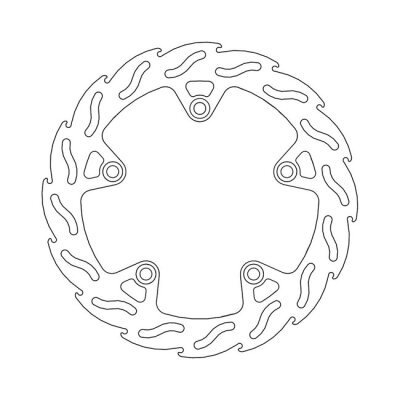 Moto-Master Flame series brake rotor