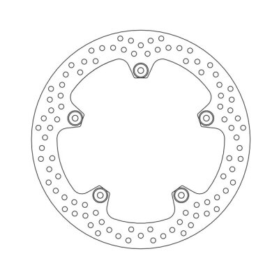 Moto-Master Halo series fixed rivited brake rotor