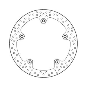 Moto-Master Halo series fixed rivited brake rotor