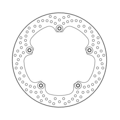 Moto-Master Halo series fixed rivited brake rotor