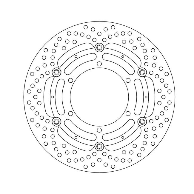 *6 DAYS EXTRA TRANSIT TIME* Moto-Master Halo series floating brake rotor