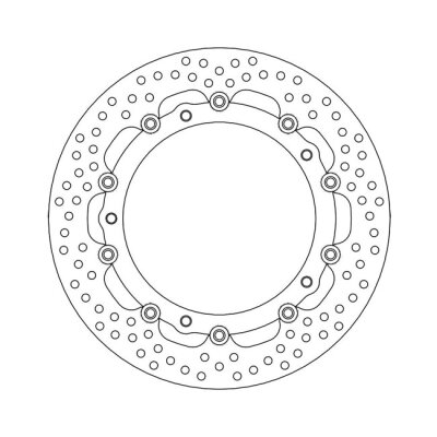 *6 DAYS EXTRA TRANSIT TIME* Moto-Master Halo series floating brake rotor