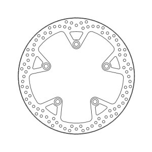 Moto-Master Halo series brake rotor