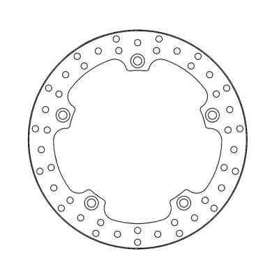 Moto-Master Halo series brake rotor