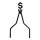 Cycle Visions Moneytube sissy bar 18", black