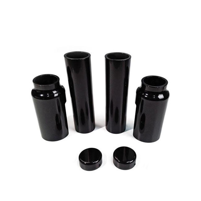 Killer Custom, Aggressor series full fork cover set. Black