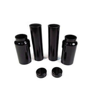 Killer Custom, Aggressor series full fork cover set. Black